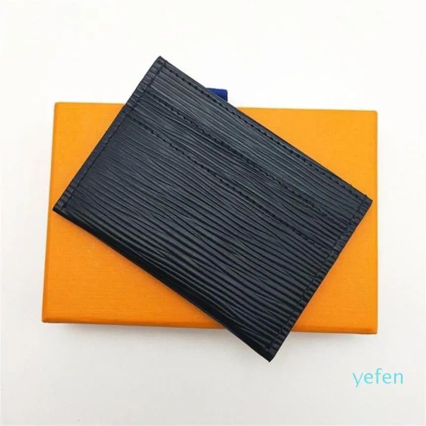 Classic Men Women Mini Small Wallet High Quality Credit Card Holder Slim Bank Card holder With Box Total 5 Card Slot2328