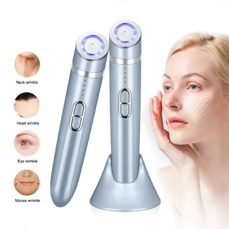 Masseur pour les yeux Machine de Massage de beauté RF Anti-âge ligne fine élimination des rides soins de la peau Vibration 231205