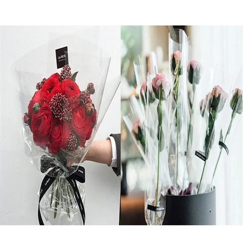 Rouleau Cellophane Transparent Anthyta - 86cm X 30m, Alimentaire - Pour Emballage Cadeaux Et Fleurs