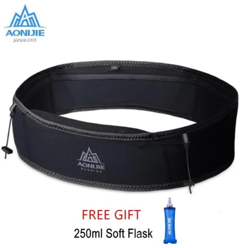 Aonijie W938s Trail Running Belt Bag Homens Mulheres Ginásio Esportes Aptidão Invisível Fanny Pack Phone Holder Maratona Race Gear8024445407341