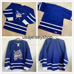 Hockey Jersey Custom Vintage Labatt Blue Baeur s Stitched CCM Letters Patches Any Name Your Number Size S-6XL