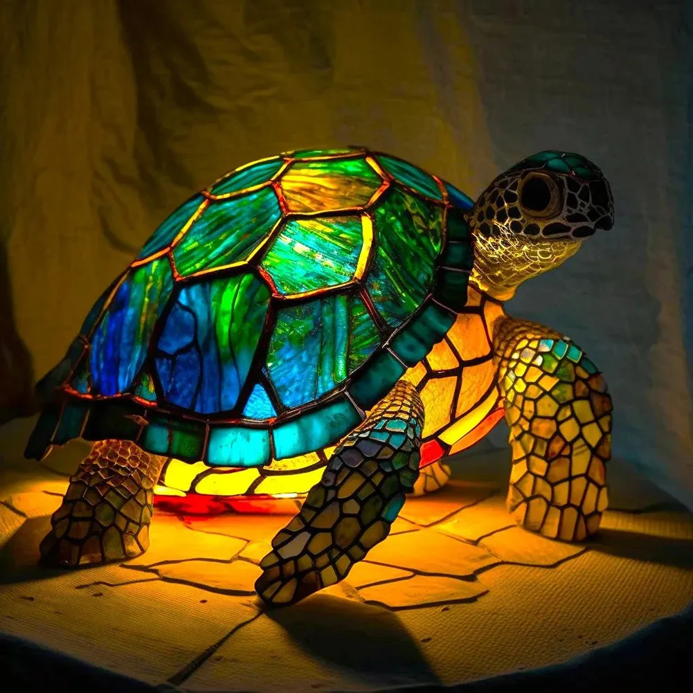 Glass Resin Turtle 