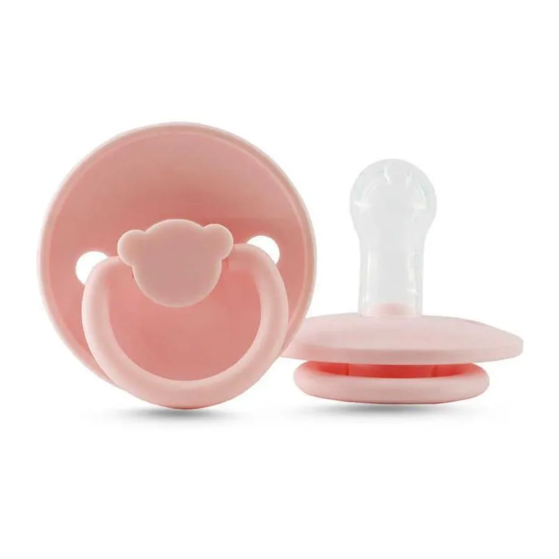 Pacifiers 100% Food Grade Sile Milk Solid Color Baby High-Quality Pacifier Accessories G220612 Drop Delivery Kids Maternity Feeding Dhrpt