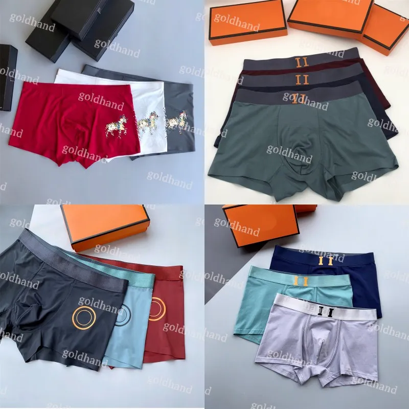 Nuovo stile intimo da uomo designer mutande sportive moda casual boxer traspiranti