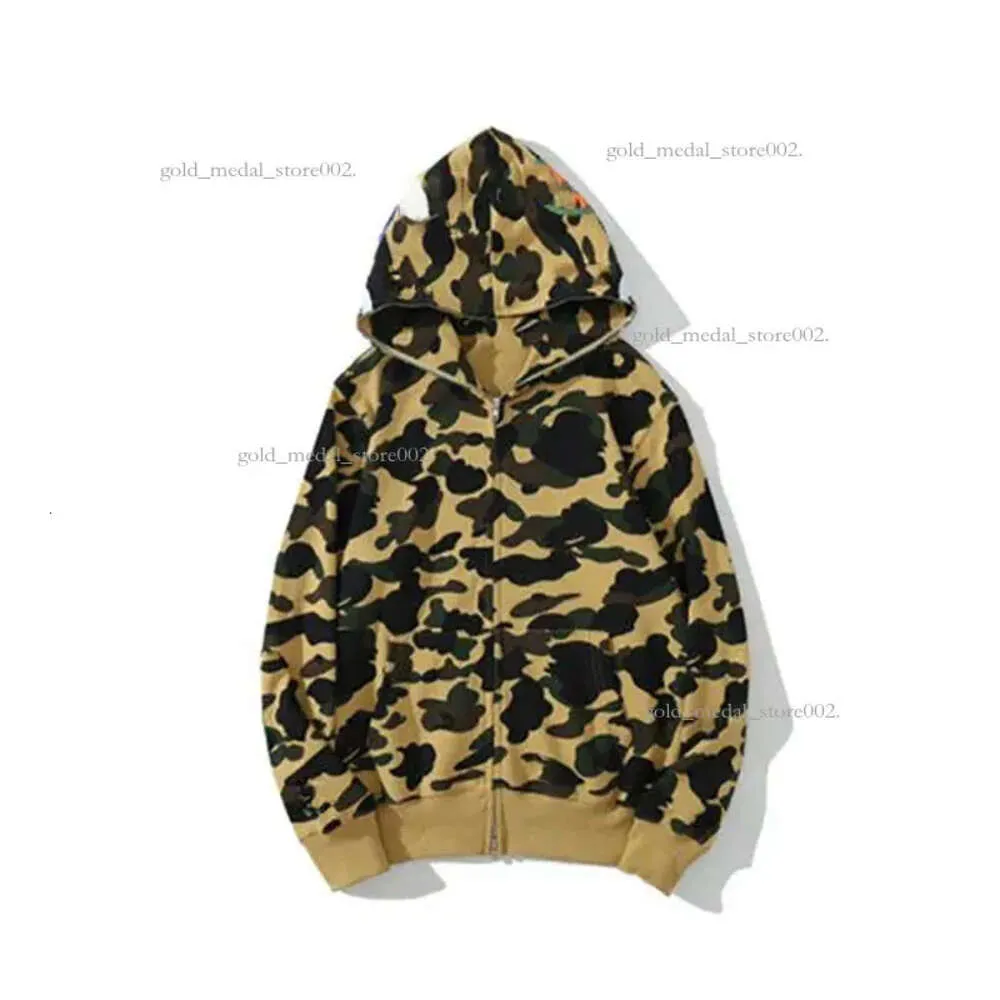 Designer-Herren-Hoodie mit durchgehendem Reißverschluss, Shark-Hoodie, Damen-Camouflage-Jacke, Kapuzenpullover, Shark Bootr 371