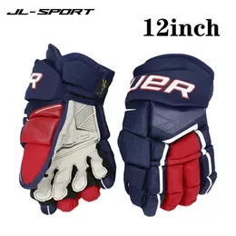 Sports Gloves 12inch Ice Hockey Glove Kids Athlete For Outdoor Training 231128