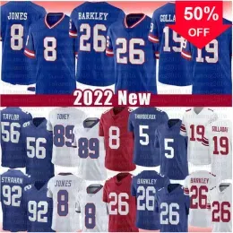 ``Giants``Jersey 5 Kayvon Thibodeaux 26 Saquon Barkley 8 Daniel Jones 56 Lawrence Taylor 10 Eli Manning 12 Darren Waller 97 Dexter L