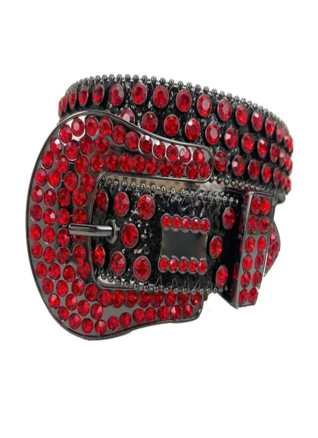 Verschillende stijl van Simon Belts Custom Bling Color Rhintone Belts for Men18949922546517
