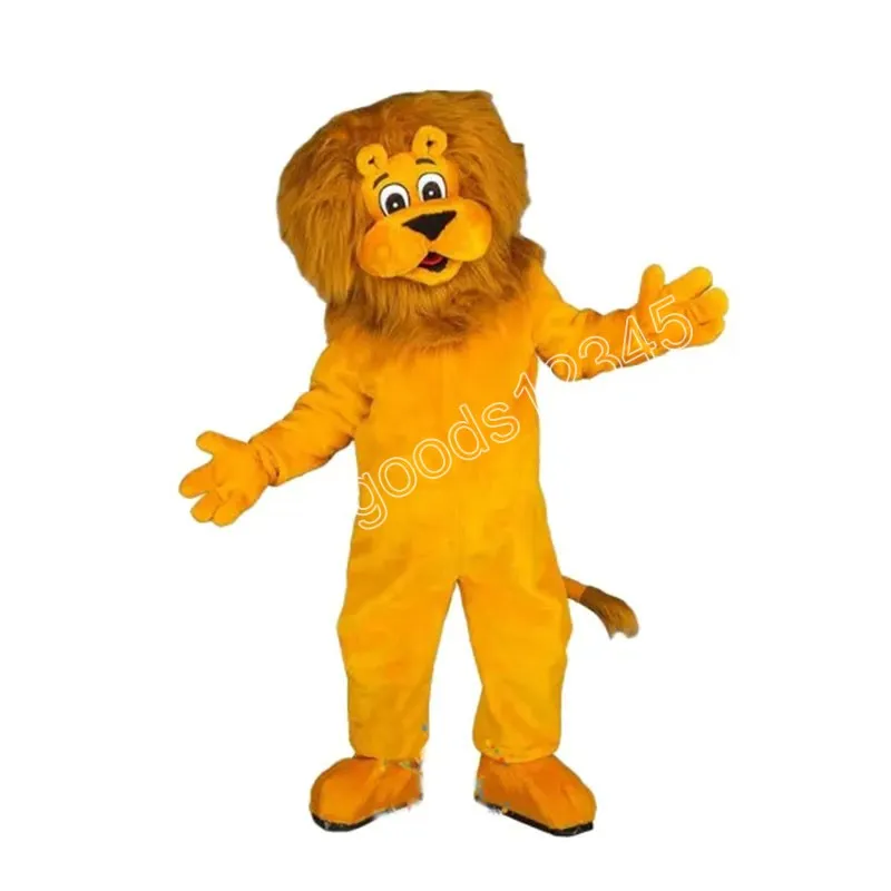 Jul härlig lejon maskot kostymer halloween tecknad karaktär outfit kostym karaktär karneval xmas reklam födelsedagsfest fancy klänning