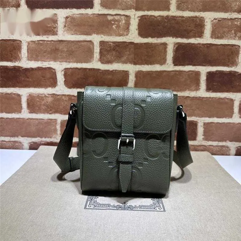 Designer Luxury Jumbo liten messenger axelväska läder svart plånbok 7a bästa Quallity