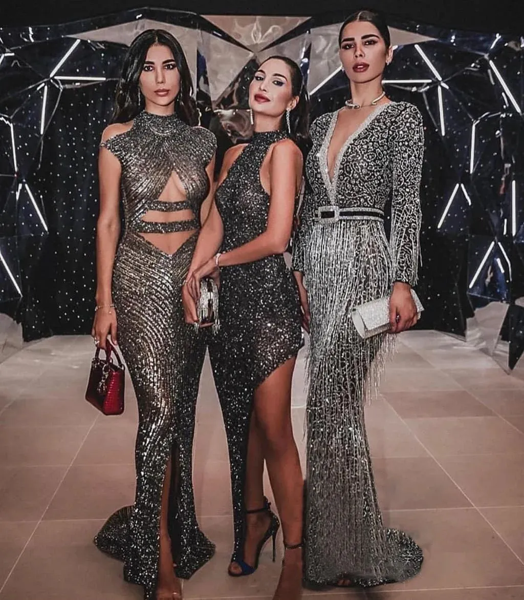 Sequin Tassel Long Sequin maxi dress for Women - Sexy Fashion for Birthday, Party, and Evening Events (Style 231206)