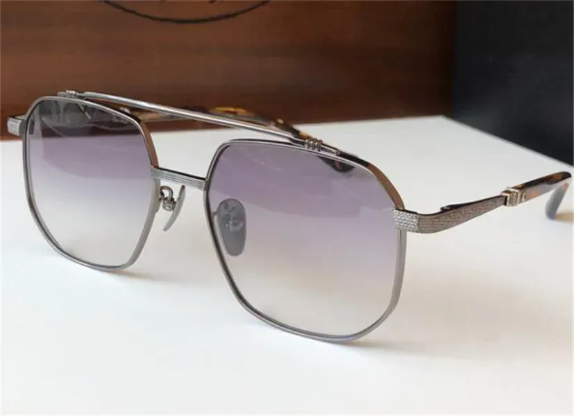 vintage fashion sunglasses 8030 square metal frame retro double glasses beam design simple and generous style top quality uv400 protective eyewear6345