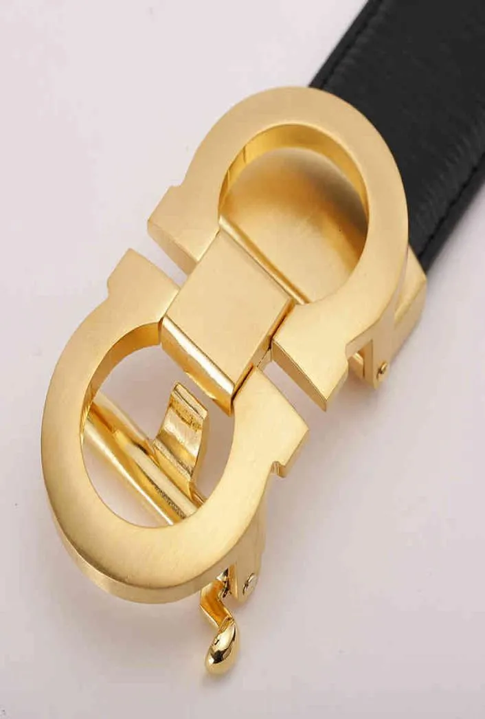 designer Belts belt Straight leather men039s simple business leisure trouser automatic buckle4189889