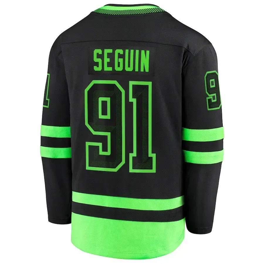 2022 Reverse Retro 14 Jamie Benn Hockey Jerseys 91 Tyler Seguin 4 Miro Heiskanen Winter Classic Stitched Jersey Green 21 Jason Robertson 2.0 Black Stitched Shirts