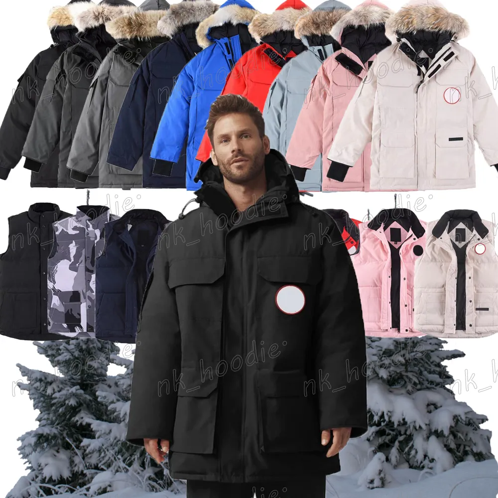 giacca giacche da uomo piumini outdoor invernali capispalla jassen grande cappotto in piuma d'oca fourrure con cappuccio in pelliccia