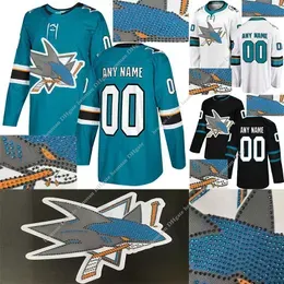 San Jose Sharks jerseys Knights Hot drilling 88 Brent Burns 65 Erik Karlsson 39 Logan Couture 9 Evander Kane Joe Thornton Hockey jersey