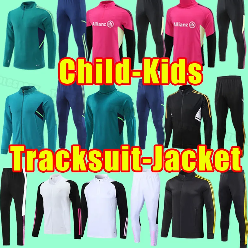 Criança Kids Tracksuit Jacket DI MARIA 23 24 Juventus Soccer Tracksuits VLAHOVIC POGBA 10 BREMER 3 CHIESA McKENNIE LOCATELLI camisas 2023 2024 KOSTIC manga longa 10-18