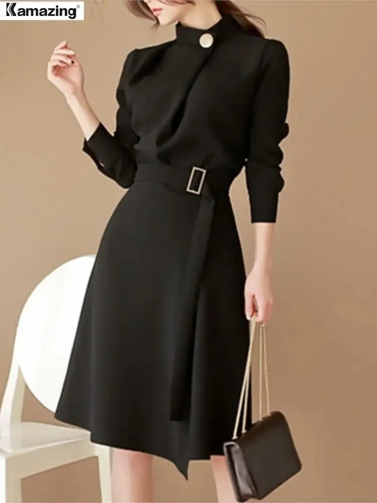 Urban sexy jurken Robe de soiree vintage elegante voor femmes vetements de bureau pour femmes vetements de travail decontractes 231206