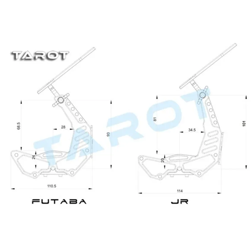 Tarot-Rc TL2916 JR-Series Remote Control FPV Aluminum Alloy Display Stand For JR Series Remote Control / Rc Model Drone Parts