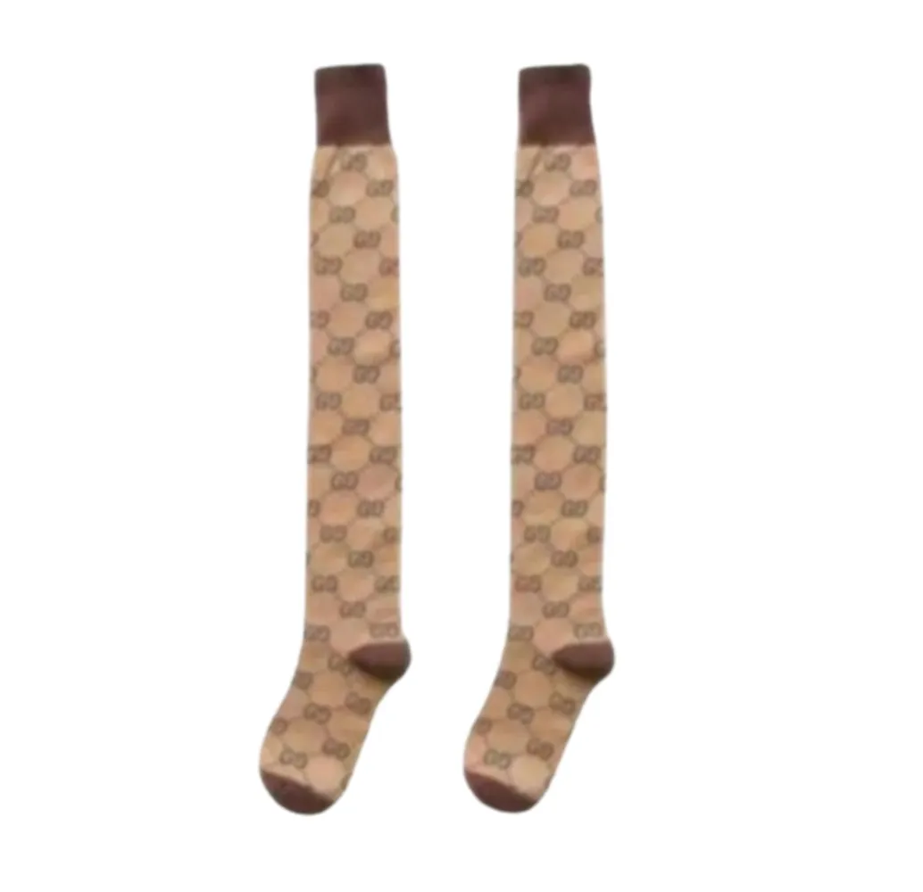 Calcetines de nuevo diseño, calcetines de diseñador para hombres y mujeres, calcetines de lana, calcetines Premium Street Comfort hasta la rodilla FF3