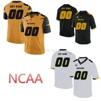  Missouri Tigers College Football Wear Jersey Custom Any Name S-XL Stitched Black White Gold NCAA#8 Justin Smith jersey