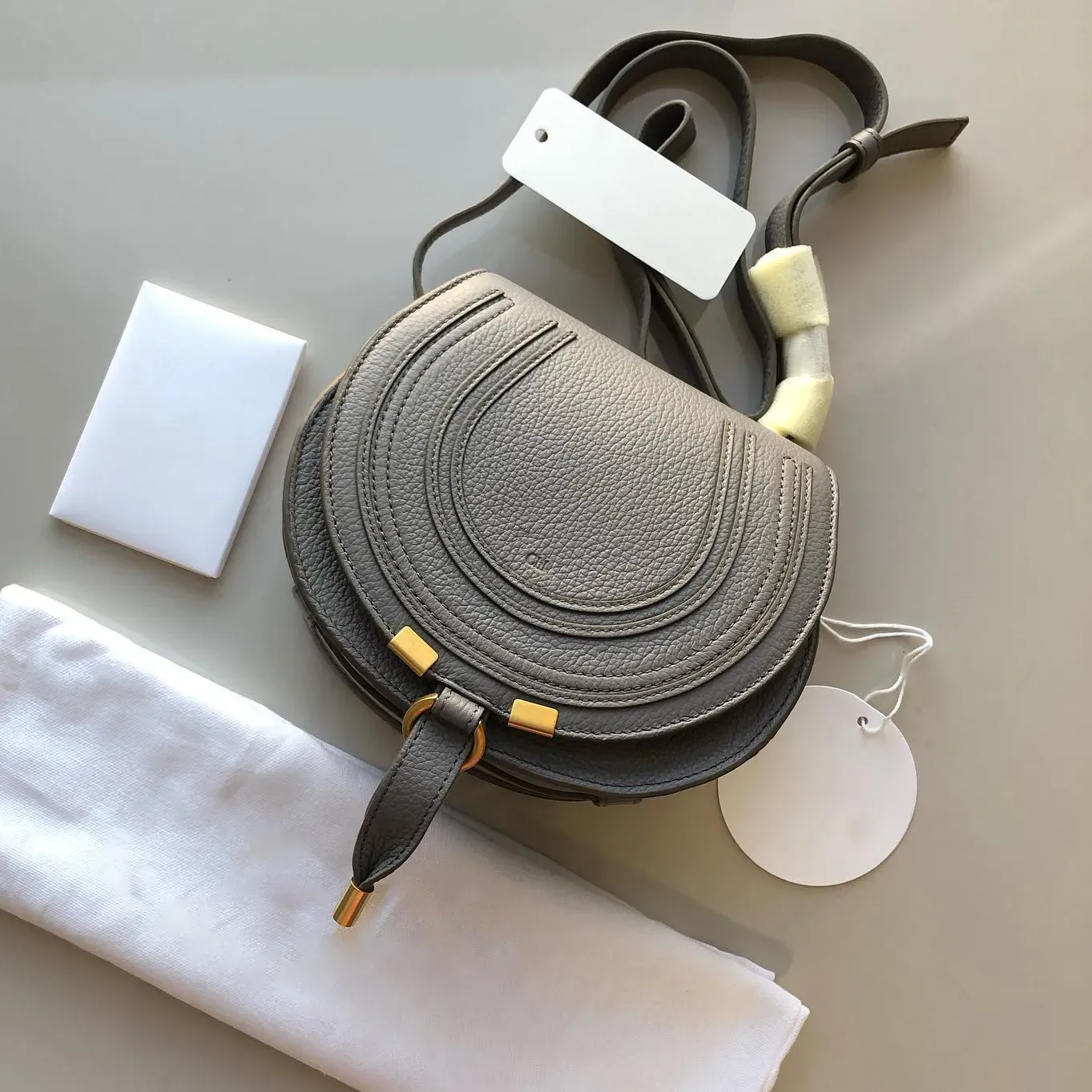 Chloe Luxury Leather Crossbody Handbag Shoulder Fashion Quality Travel Tote Bag Lady Magnetic Buckle Clutch Bag