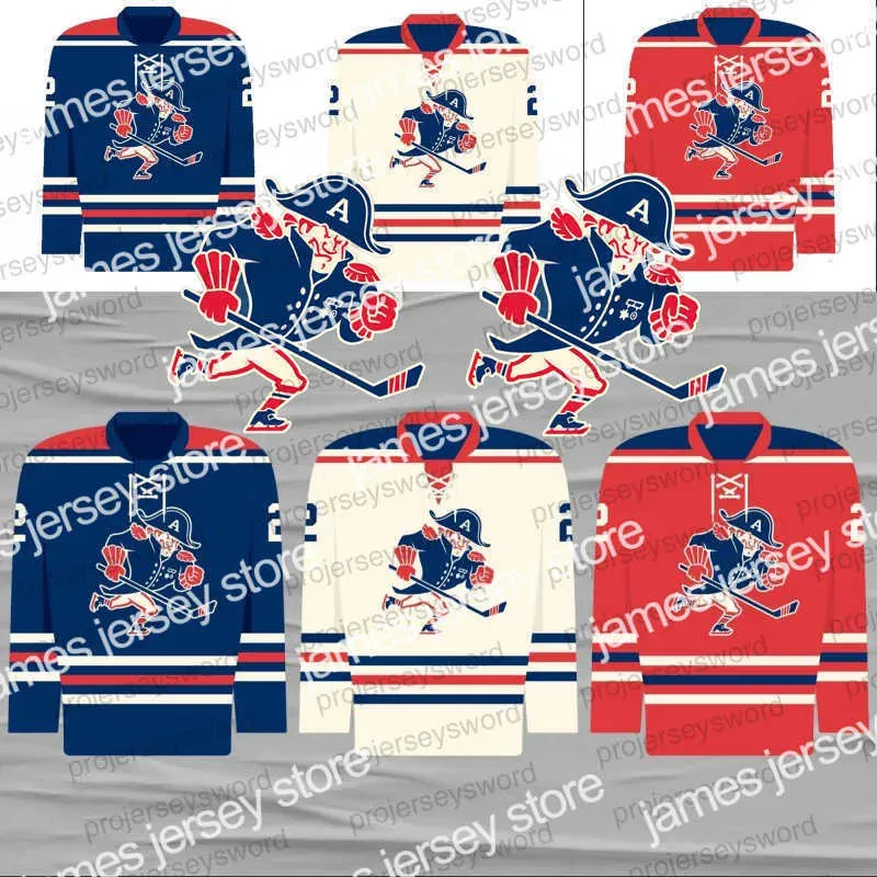 Camisas de hóquei 2021-22 Milwaukee Admirals Fauxback AHL Jersey Trevor Smith Matt Donovan Mike Tomlak Conacher Premier Mark Dekanich Beck Prem