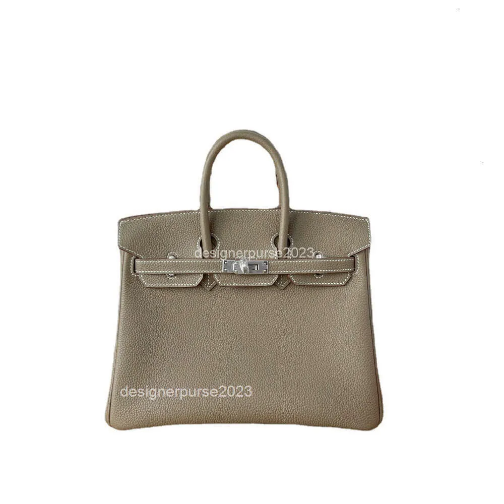 luxury bags women Berkins Bags Oneshoulder Womens Classic Lychee Silver Cow Bag Leather Tote Grain Purse Handbag 2024 Crossbody Fashion Buckle Layer