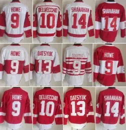 2022 stitched hockey jerseys Steve Men Vintage Retro Home Pavel Datsyuk Brendan Yzerman Shanahan Gordie Howe Alex Delvecchio ice hockey jers