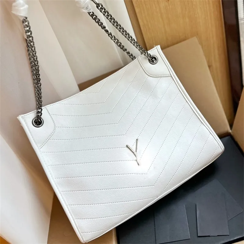 Woman Shopping Totes tote bag designer bag shoulder chain bags large capacity handbag fashion Medium Purse Leather 5A