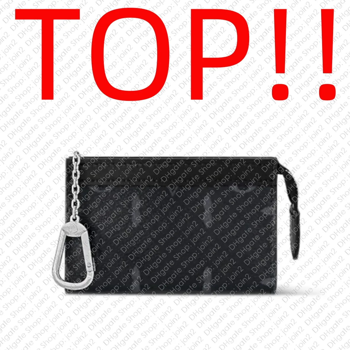 Madeni para çantası M82776 TOP. Anahtar kese yolculuğu // mini cüzdan tasarımcı çanta çantası hobo çantalı debriyaj akşam baget kova tote torbası pochette Accessoires