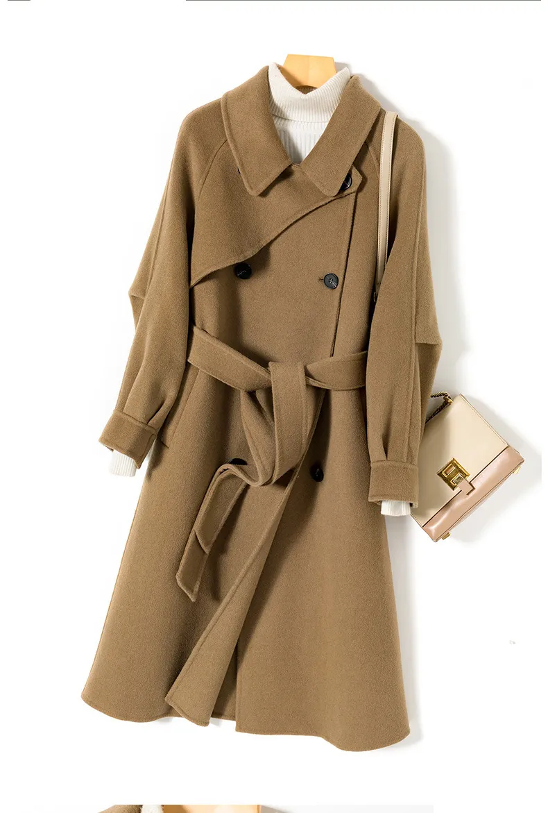 Vince Wool Blend Vince Button Coat Camel Elegant Cashmere Wool