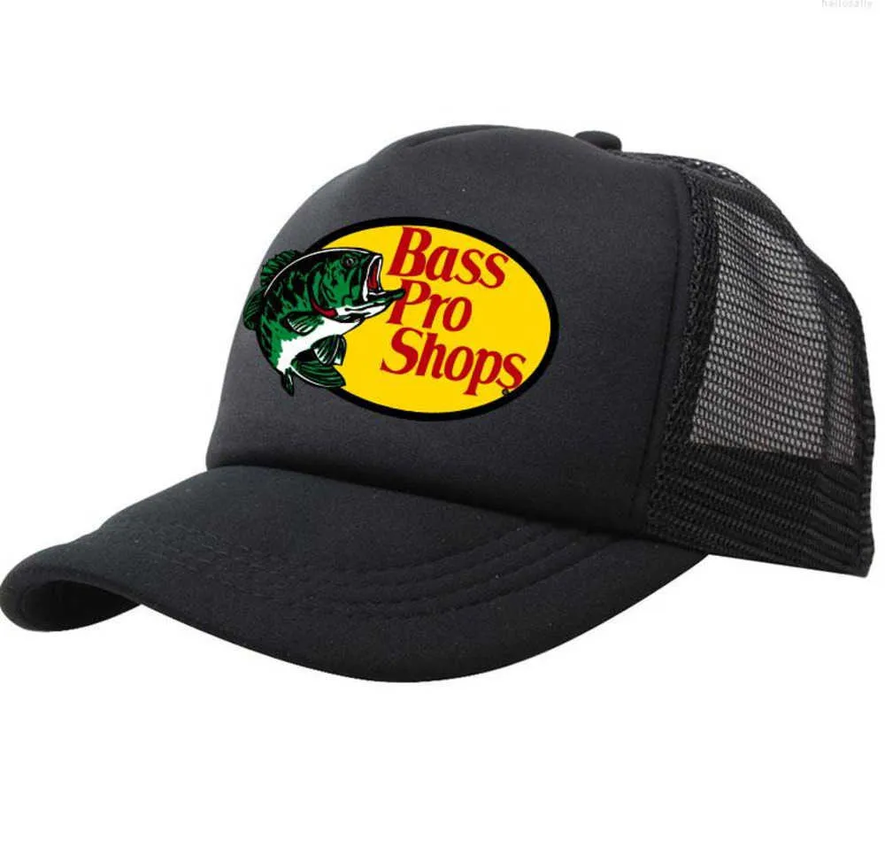 New2023 Ball Caps Stay Cool Bass Pro Shops Print Zomer Baseball Cap Voor Outdoor Sport Reizen Unisex Papa Hoed Jongen Meisje Zonneklep Snapback