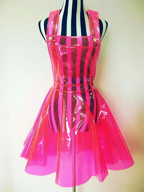 Vocalist Vestido Sexy PVC Holographic Dress For Women Clear Vinyl Yellow Colors From Luo09 31.68 DHgate.Com
