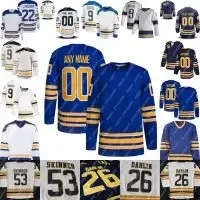 Hockey Alex Tuch Jersey Jeff Skinner Tage Thompson Rasmus Dahlin Kyle Okposo Victor Olofsson Dylan Cozens Colin Miller Owen Power Zemgus Gir