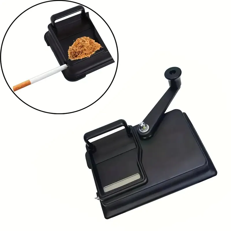 Rolo de cigarro manual de trilho duplo de 1 unidade: obtenha cigarros enrolados perfeitamente em segundos!