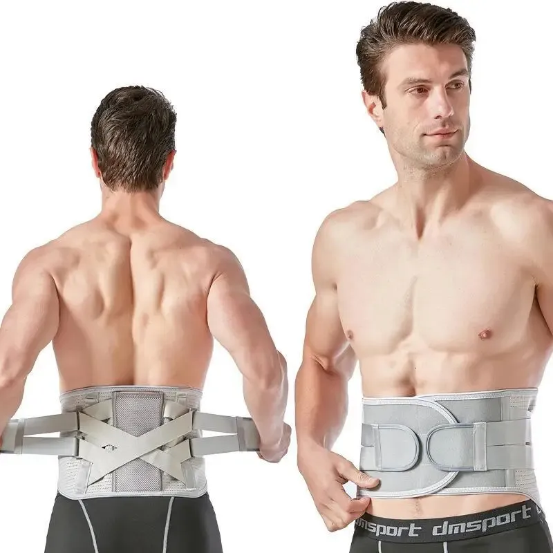 Midjestödkomprimering Support Skyddande midjeback Lumbal Back Belt Spine Support Bälte för midja Trainer Sports smärtlindring Sciatica 231205