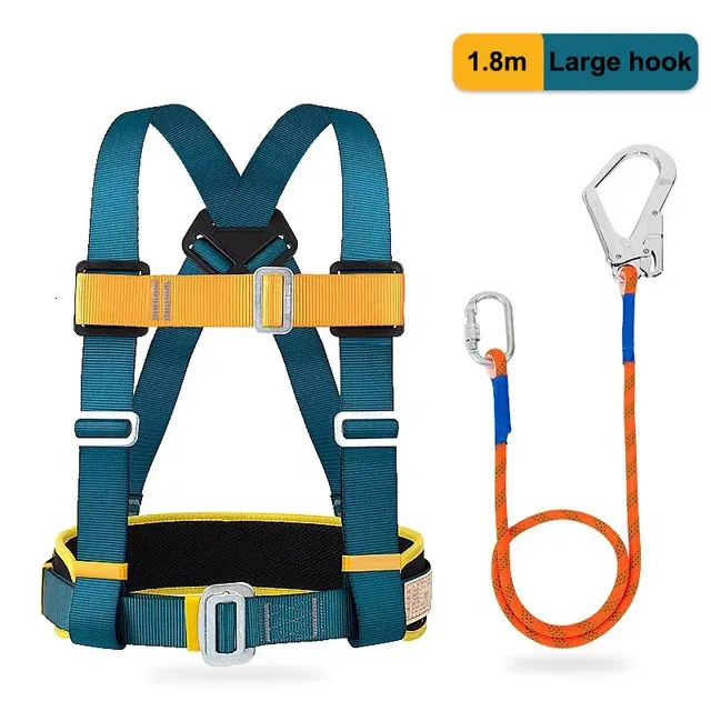 High Altitude Climbing Harness With Lanyard Durable Construction Protection  For Outdoor Ropes From Nan09, $28.77