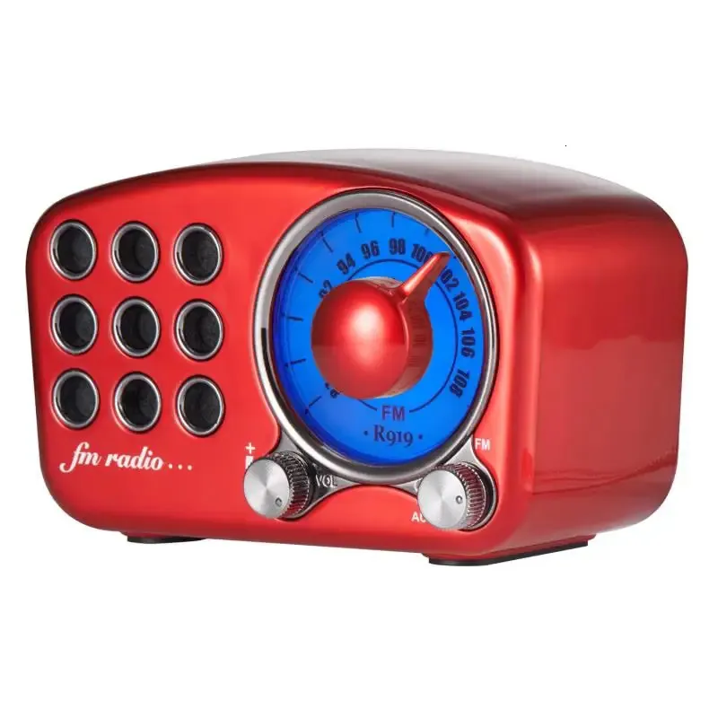 S ers portátiles REDAMIGO Radio FM Bluetooth S er Soporte Reproductor de tarjeta TF RADR919 231206