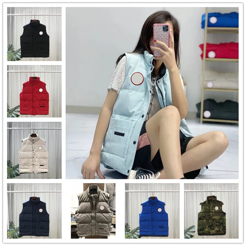 Mens Colete Designer Puffer Jaqueta Homem Colete Mulheres Colete Masculino Casaco de Inverno Down Coletes Unissex Casal Bodywarmer Mulher Mans Jaqueta Sem Mangas Ao Ar Livre Casacos Quentes