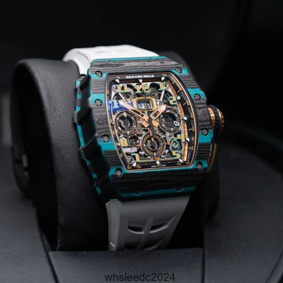 DHgate Richard Mille RM11 03 Ultimate Watch Luxury Swiss Made Timepiece with Carbon Fiber Case Watches