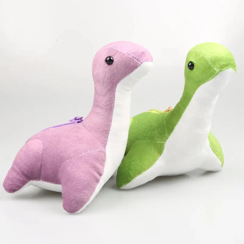 Pluszowe lalki Śliczne wierzchołki legendy Nessie Plush Cartoon Animal Soft Plushie Flushed Collection Figur Doll For Children Birthday Prezent 6 cali 231207