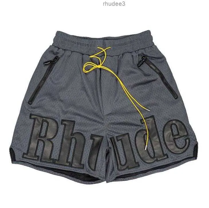 Rhude Shorts para hombre para mujer Diseñador Hombres Conjuntos Pantalones de chándal Moda suelta y cómoda Ser popular 2023 Nuevo estilo S M L Xi Poliéster I43A