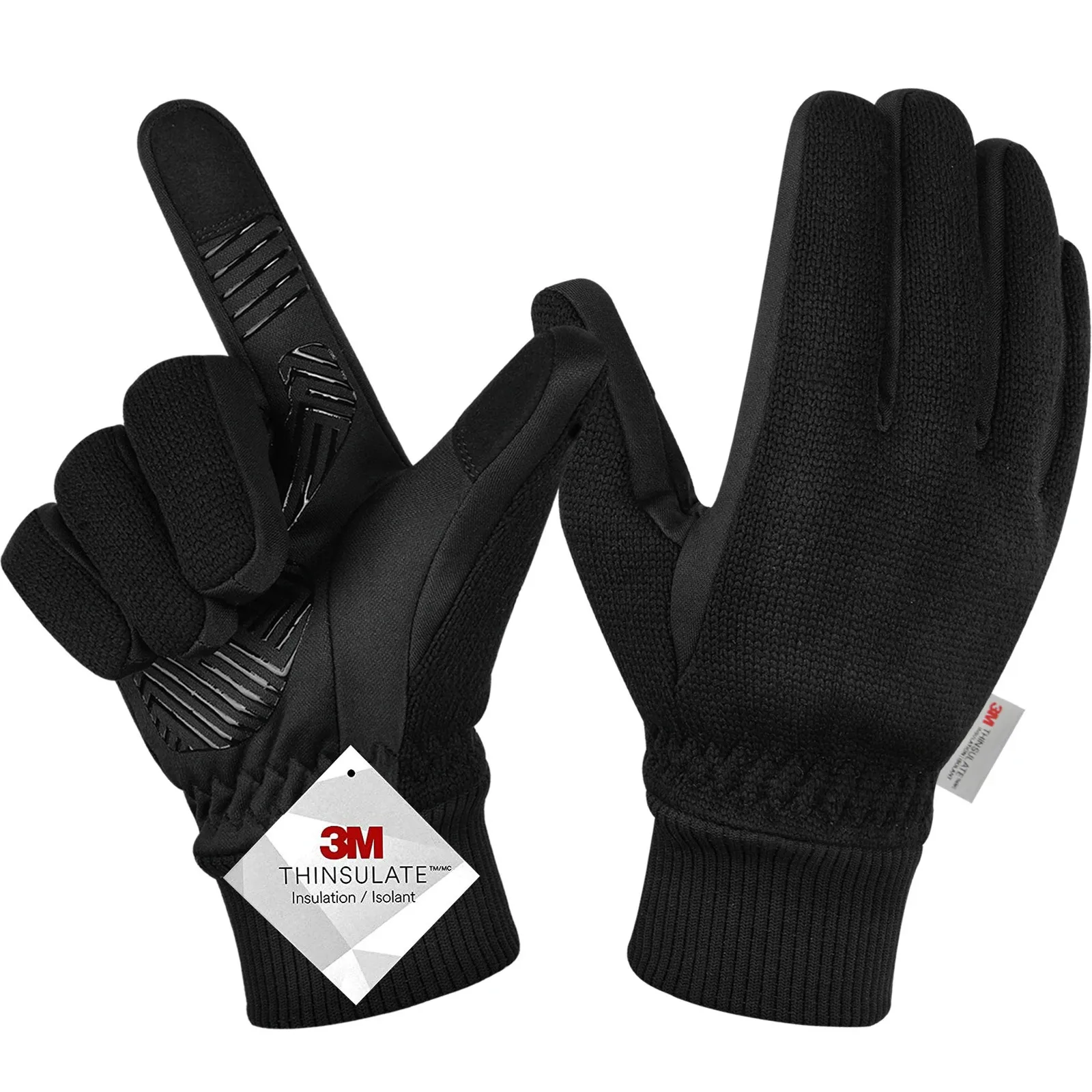 Guantes de ciclismo MOREOK Guantes de invierno Thinsulate Guantes térmicos cálidos Pantalla táctil Guantes de bicicleta Guantes antideslizantes para ciclismo Hombres Mujeres 231204