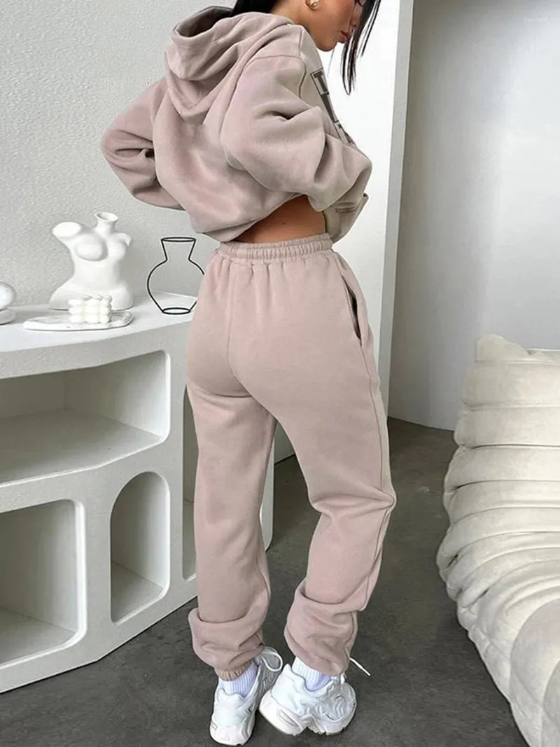 Felpe con cappuccio da donna CHQCDarlys Donna S Completi in 2 pezzi Autunno Tuta casual Manica lunga Felpa con cappuccio Felpe Pantaloni da jogging Set Tute