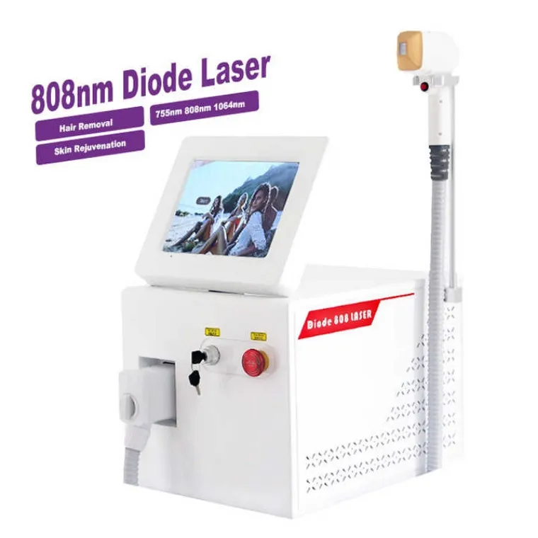 Andere Schönheitsgeräte 808 Nm Diode Lazer Instrument 808 Geräte zur dauerhaften Haarentfernung Laserdiode Entfernen Sie Haare Beine Bikinizone