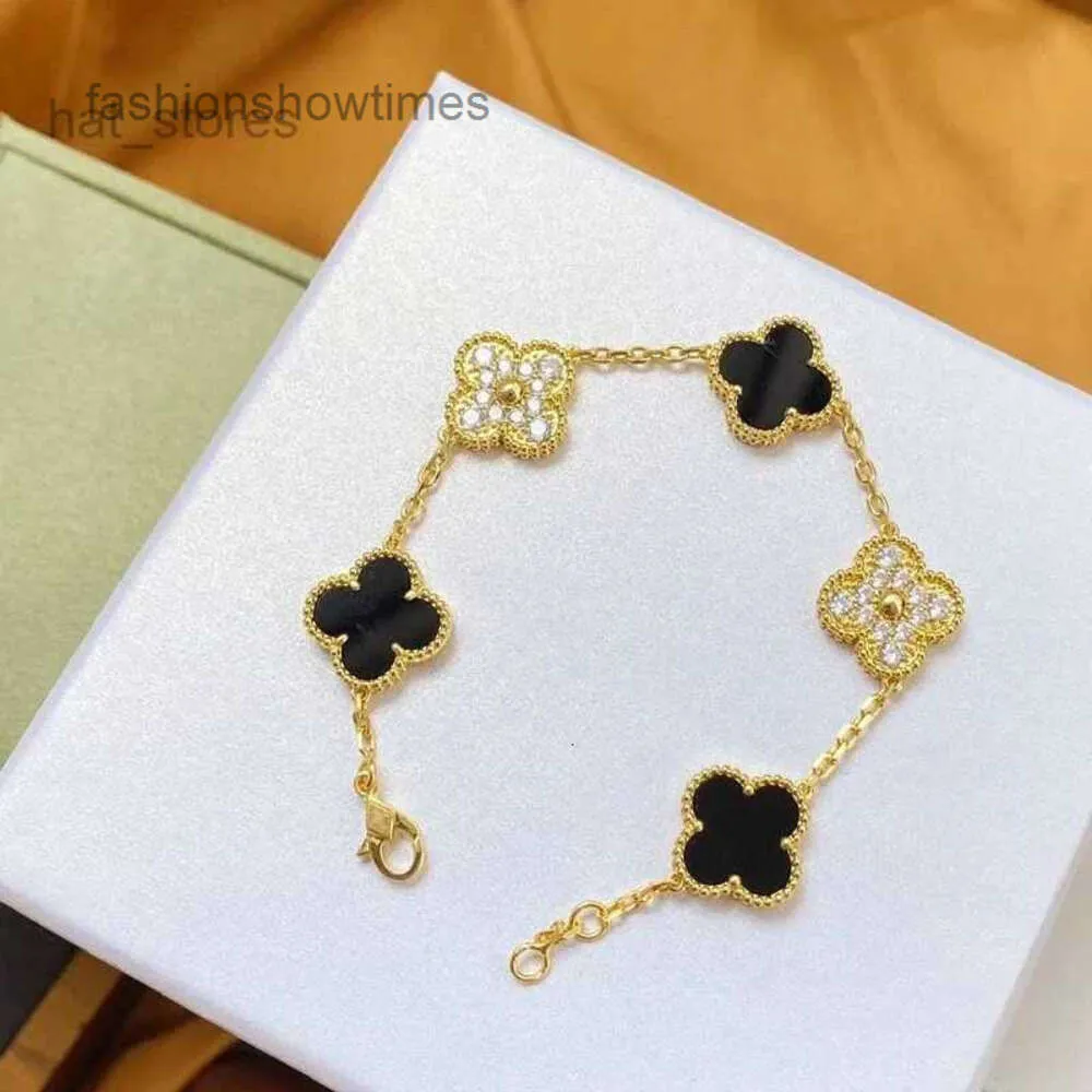 van clover bracelet fashion classic clover bracelet chain 18k mother of pearl Women's Jewellery Gifts