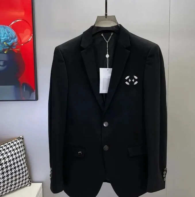 2024C designer de alta qualidade masculino terno de negócios de strass jaqueta blazer masculina de luxo