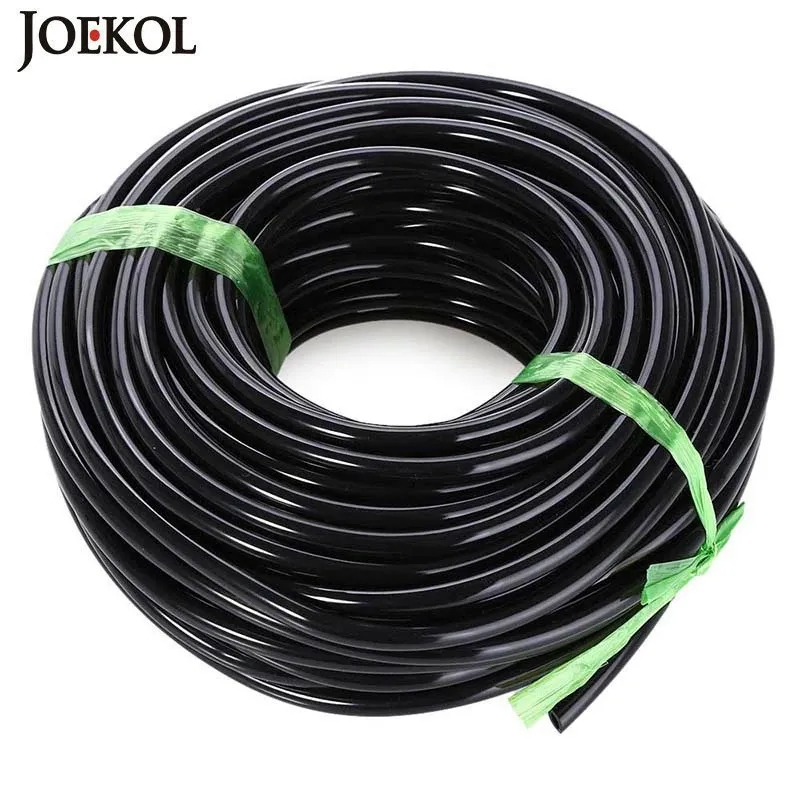 Mangueiras de jardim de alta qualidade 8/11mm 4/7mm mangueira de jardim irrigação por gotejamento preto micro irrigação tubo de água mangueira 231206