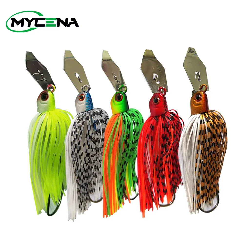 미끼 미끼 mycena 9g13g16g19g 채터 미끼 스피너 잡초가없는 낚시 미끼 버즈 베이트 wobbler bait for bass pike walleye fish 231207